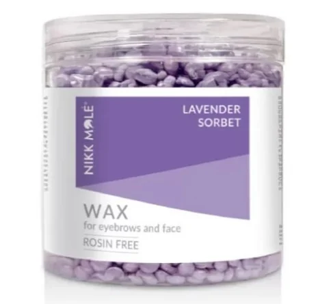 Ceară granulată pentru sprâncene și față (Lavender Sorbet) Nikk Mole