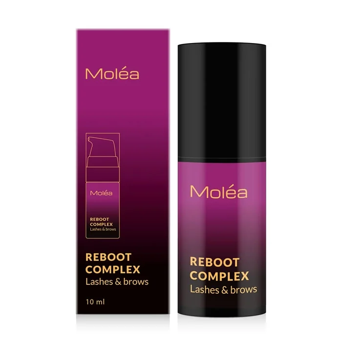 Produs de îngrijire pentru gene și sprâncene REBOOT MOLEA NIKK MOLE, 10 ml
